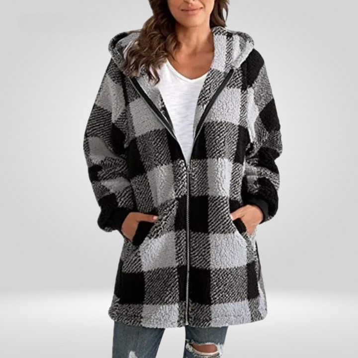 Mary - Cozy Plaid Jacket