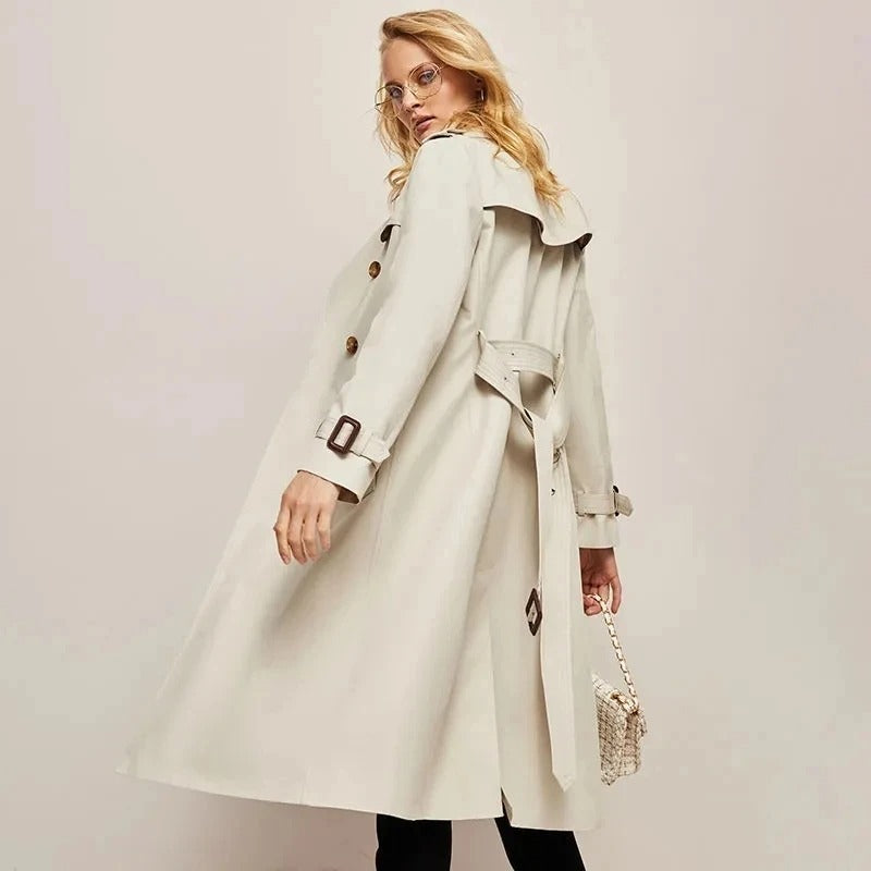 Estelle - Stylish Trench Coat Women