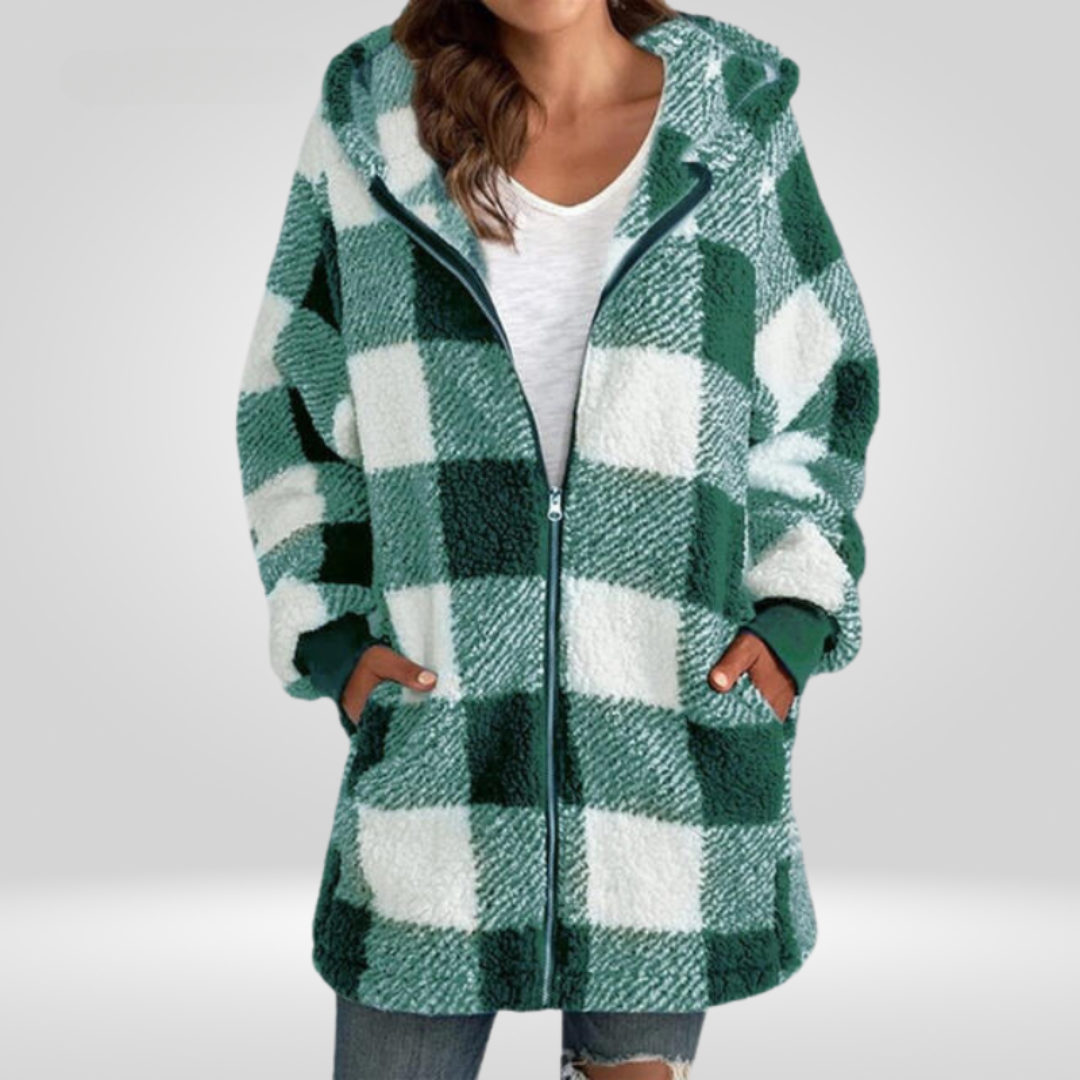 Mary - Cozy Plaid Jacket