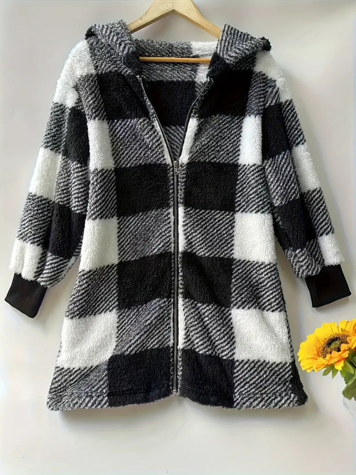 Mary - Cozy Plaid Jacket