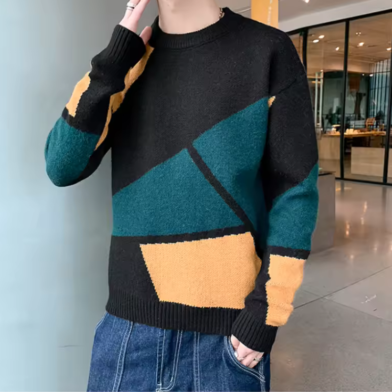 LuxeThread - O-Neck Pullovers Warm Knit Sweater