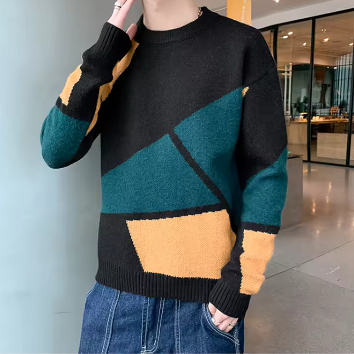 LuxeThread - O-Neck Pullovers Warm Knit Sweater