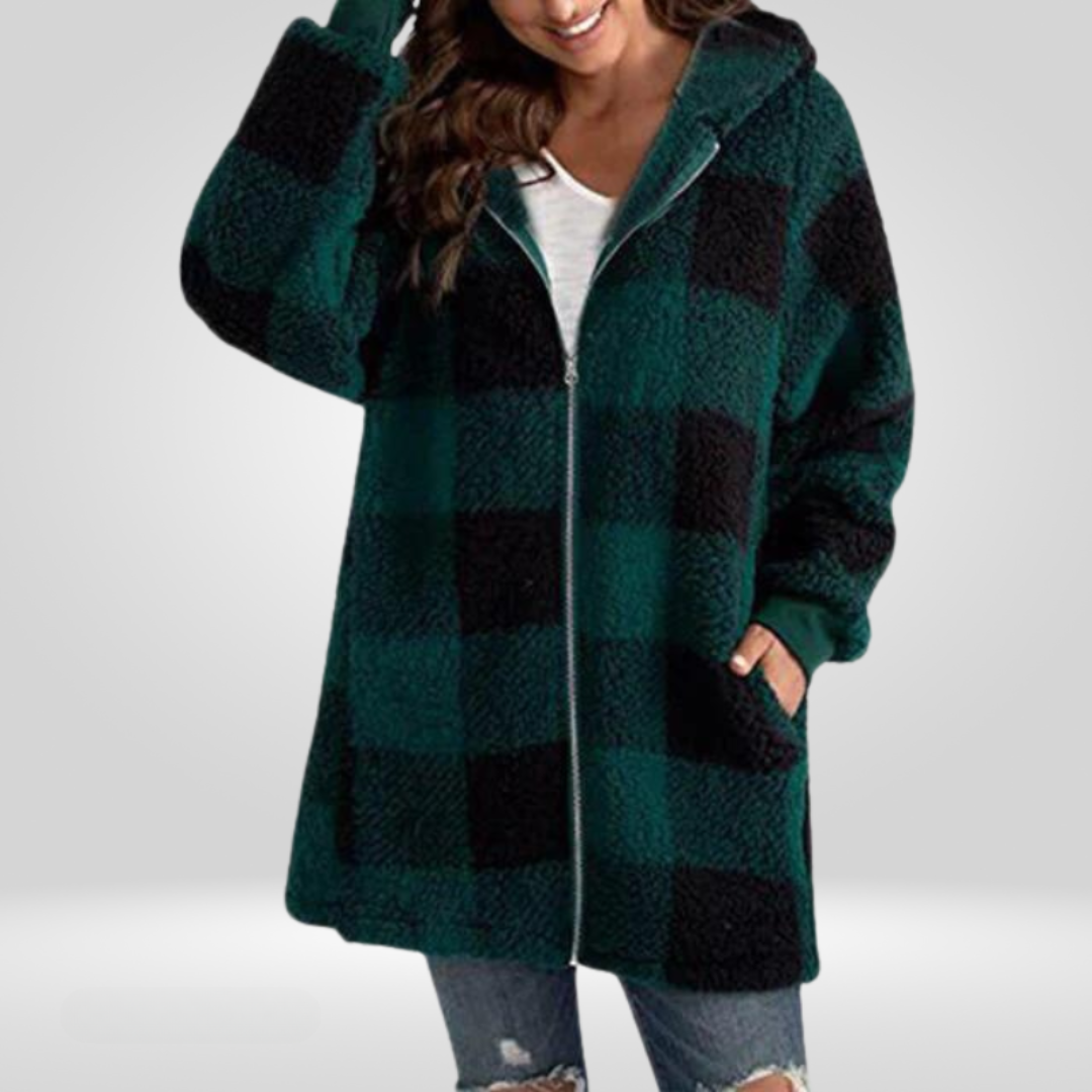 Mary - Cozy Plaid Jacket