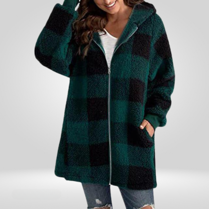 Mary - Cozy Plaid Jacket