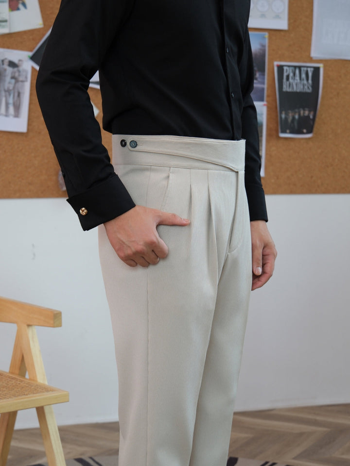 Regent- Old Money High Waist Gurkha Trousers