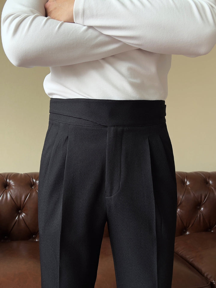 Regent- Old Money High Waist Gurkha Trousers