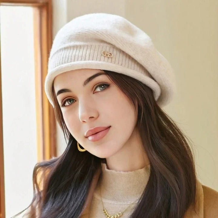 Perle Haut - Fleece-Lined Knit Beret