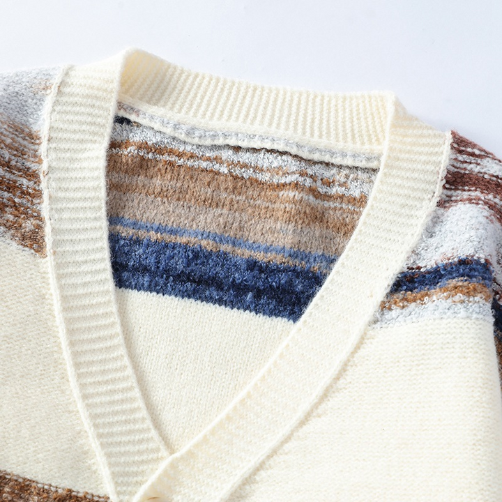 Aurora - Stripe Cardigan