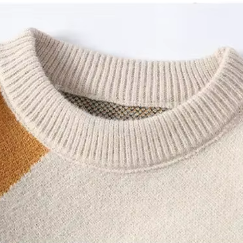 LuxeThread - O-Neck Pullovers Warm Knit Sweater