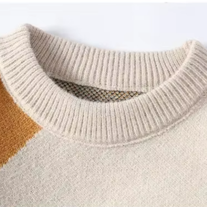 LuxeThread - O-Neck Pullovers Warm Knit Sweater