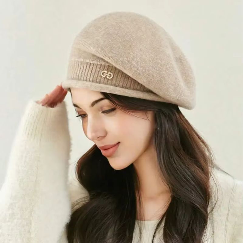 Perle Haut - Fleece-Lined Knit Beret