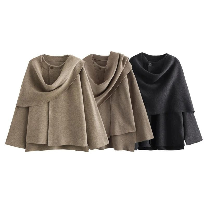 L'essence drapée - sculpted draped coat