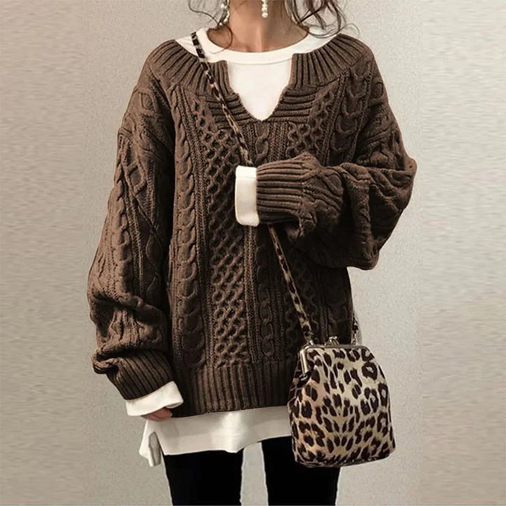 Ivy - cozy oversized cable-knit sweater