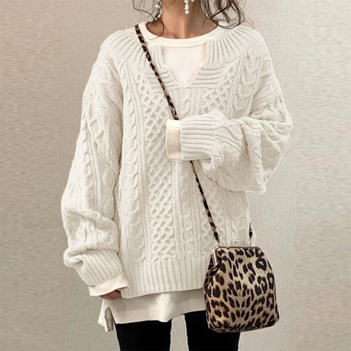 Ivy - cozy oversized cable-knit sweater