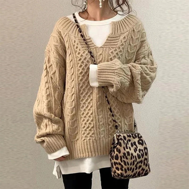 Ivy - cozy oversized cable-knit sweater