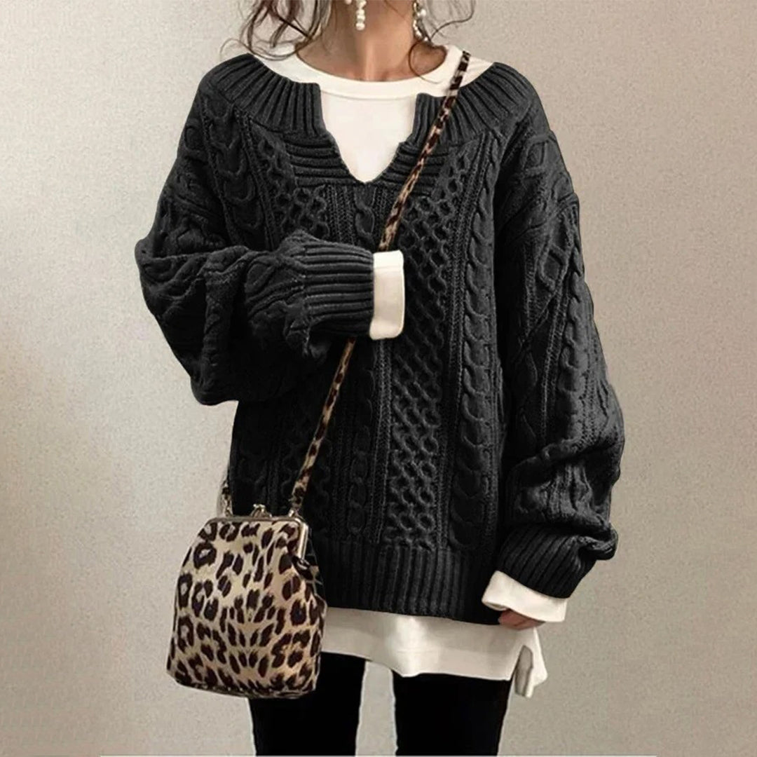 Ivy - cozy oversized cable-knit sweater