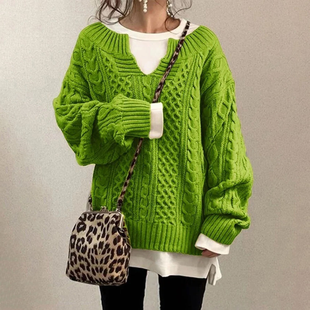 Ivy - cozy oversized cable-knit sweater