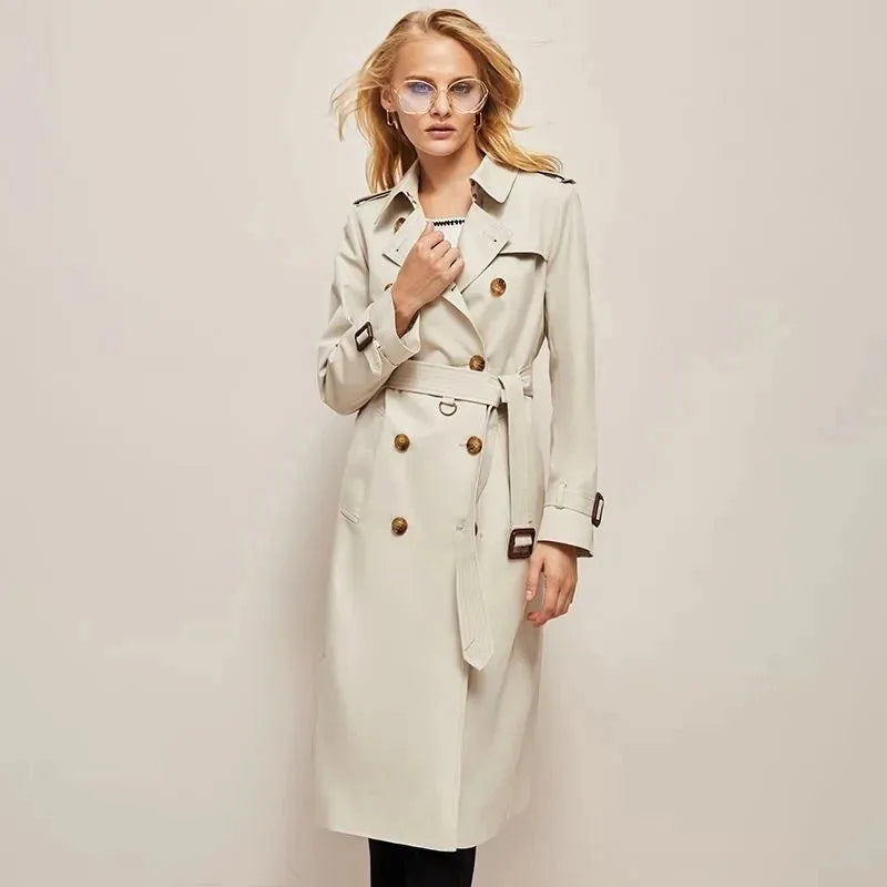 Estelle - Stylish Trench Coat Women