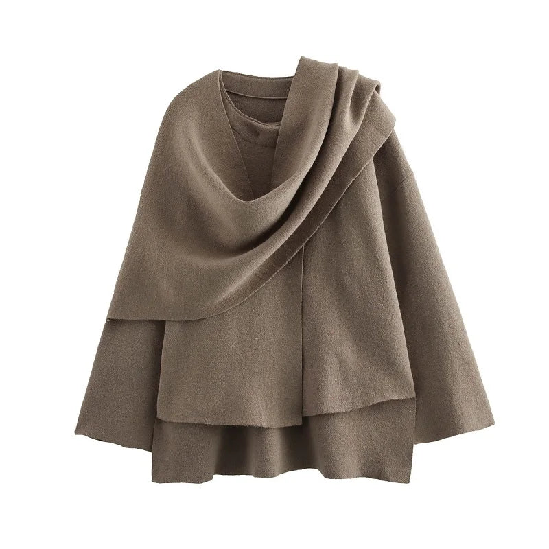 L'essence drapée - sculpted draped coat