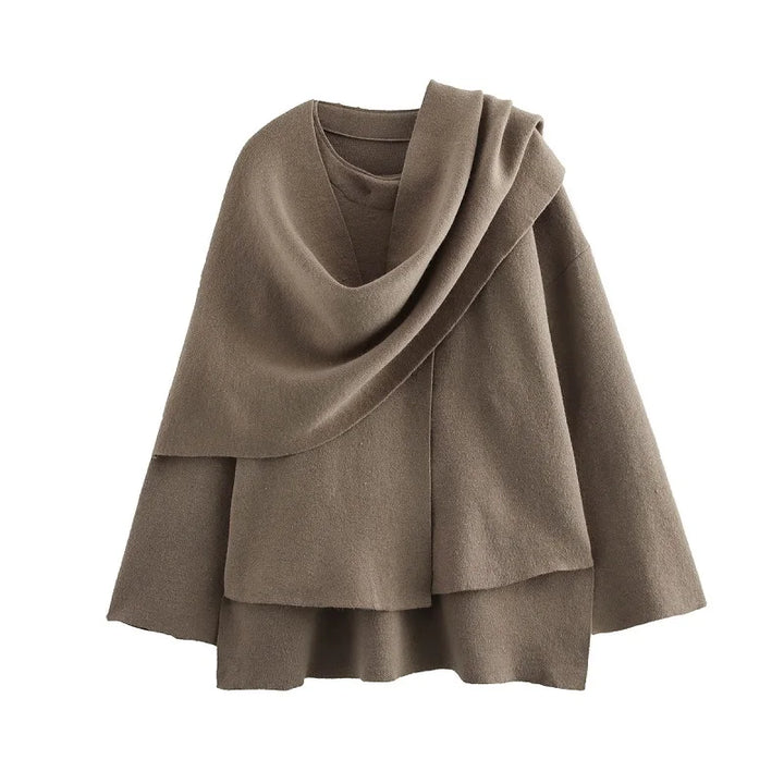 L'essence drapée - sculpted draped coat