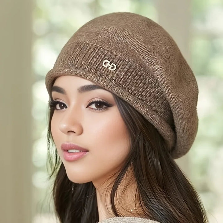 Perle Haut - Fleece-Lined Knit Beret