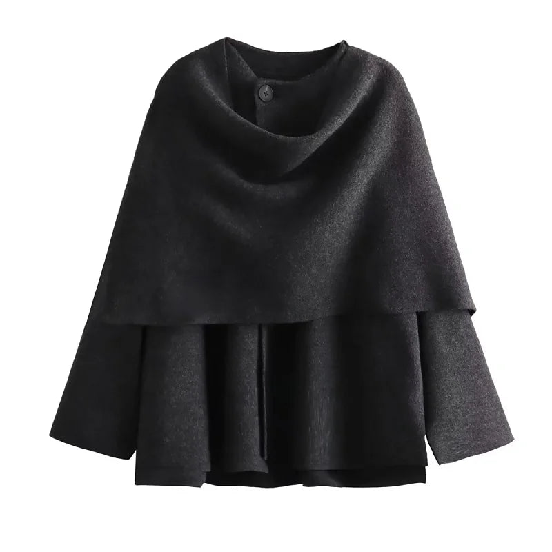 L'essence drapée - sculpted draped coat