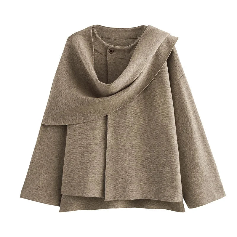 L'essence drapée - sculpted draped coat