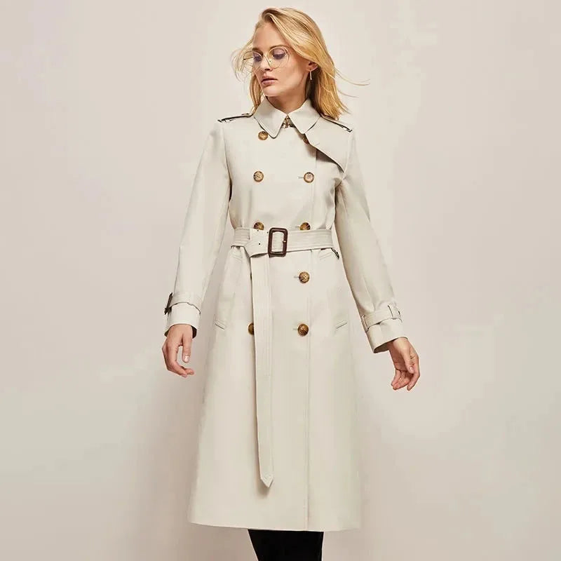 Estelle - Stylish Trench Coat Women