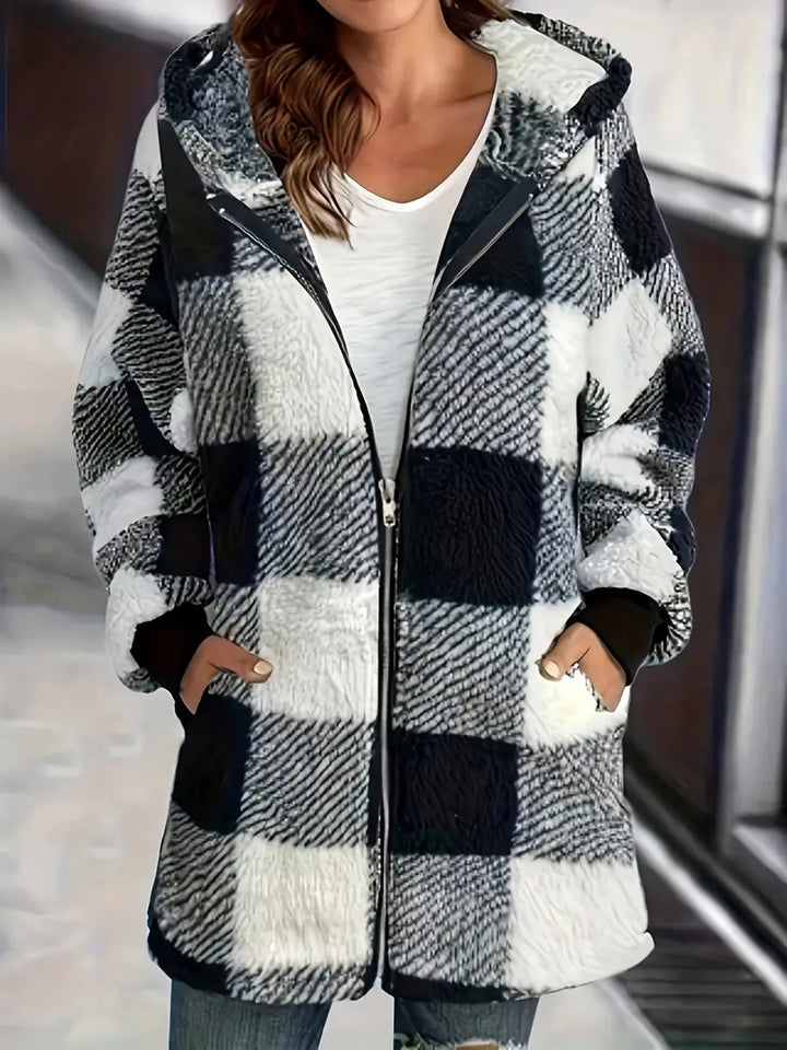 Mary - Cozy Plaid Jacket