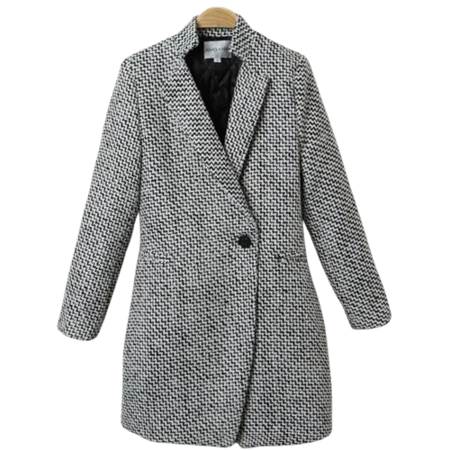 Emily - Elegant Long Wool Overcoat