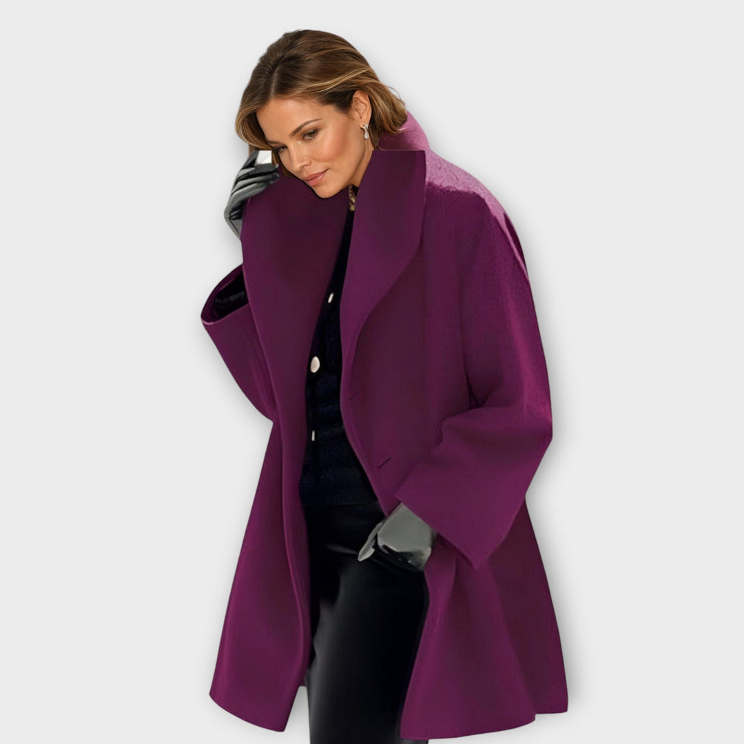 Emily - Classy Windproof Wool Coat